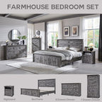 Aitjunz Farmhouse King Size Bed Frame - Image 6
