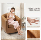 COLAMY 360° Swivel Accent Chair - Image 4