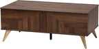 Baxton Studio Graceland Mid-Century Modern Transitional Walnut Brown Finished by BaxtonStudio