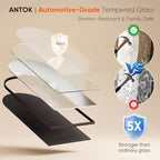 Antok 56" x15” Arched Full Length Floor Mirror, Free Standing/Wall Mount/Leaning - Image 7