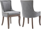 Modern Dining Chairs Set of 2, High Back Dining Chairs Side Chairs by MZDOO