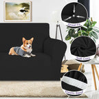 ZNSAYOTX Super Stretch Sofa Cover, New Striped Sofa Covers Fitted Slipcovers - Image 3