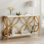 GiftGo Narrow Sofa Table 47.2 Inch, Industrial Sofa Table Behind Couch by GiftGoDirect