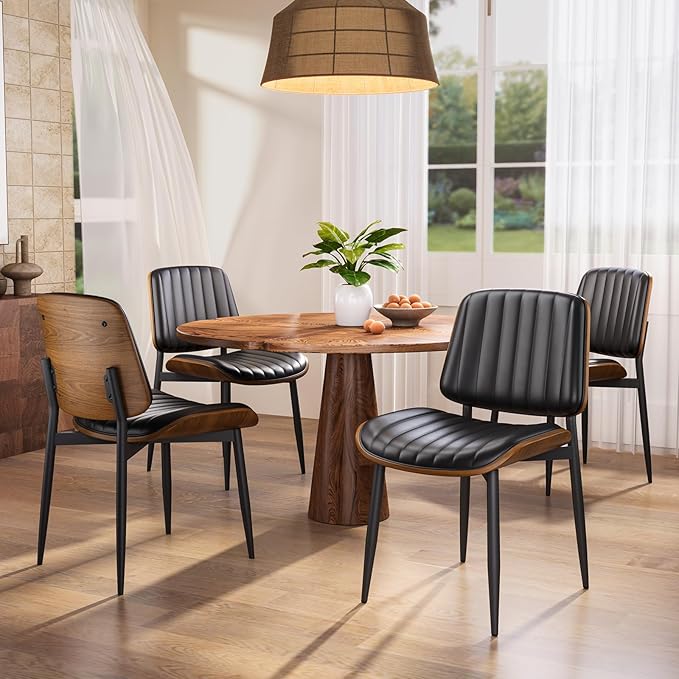 YaFiti Dining Chairs Set of 8, Mid Century Modern Dining Room Kitchen Chairs - Image 4