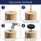 12 PCS M8 Thread Furniture Feet Levelers, Furniture Leveling Feet, Furniture - Image 5