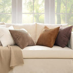 MIULEE Boho Farmhouse Throw Pillow Covers 20x20 Inch Set of 4 Rustic Mordern - Image 5