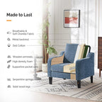 VINGLI Mid Century Modern Accent Chair Set of 2, Waiting Room - Image 5