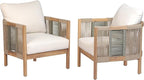 Christopher Knight Home 5-Piece Acacia Wood Patio Furniture Set - Image 9