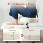 Pinmoco Ergonomic Cross Legged Chair, 360° Swivel Meditation Chair - Image 3