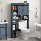 Vabches Over The Toilet Storage Cabinet, Farmhouse Storage Cabinet Over Toilet - Image 5