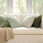 MIULEE Boho Farmhouse Throw Pillow Covers 20x20 Inch Set of 4 Mordern Neutral - Image 7