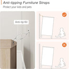 WAMPAT Farmhouse Nightstand - Image 6