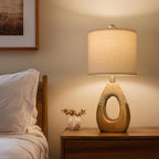 OYEARS 19" Table Lamps Set of 2, Boho Lamps - Image 2
