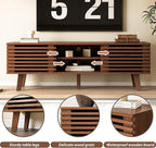 MAISONARIA Living Room Table Sets of 4, Mid Century Coffee Table & TV Stand & - Image 8