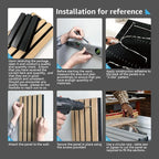 Art3d 4pcs-107 x 8in Slat Acoustic Panel - Image 7