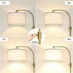 Nintiue Upgraded Modern Arc Dimmable Tall Standing Floor Lamp - Image 3