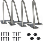SMARTSTANDARD 6 Inch Heavy Duty Hairpin Furniture Legs, Metal Home DIY Projects by SMARTSTANDARD
