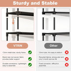 VTRIN 10 Tier Shoe Rack Tall Large Capacity Wide Shoe Organizer - Image 6