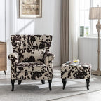 Mid Century Modern Accent Chair Upholstered Armchair Comfy Velvet Tufted - Image 6