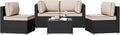 Patio Furniture Sets, 5 Piece Outdoor Sectional Sofas, Wicker Rattan Outdoor by Shintenchi%7CFurnitureMadeforRealLife