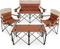 Camping Chair Set of 3, Outdoor Folding Camping Chairs by CAMPHILL
