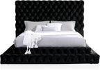 Furniture of America Sable Fabric Upholstered Step Up King-Size Platform Bed - Image 9