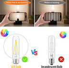 Dimmable E26 T30 T10 LED Bulb Long Tube Light Bulb 4W, Type T Tubular Light - Image 6