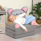 MOMCAYWEX Kids Sofa, Sherpa Couch - Image 6