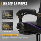 GTPLAYER Gaming Chair with Pocket Spring Cushion, Leather Office Chair with - Image 6