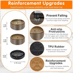 Furniture Risers Bed Risers Heavy Duty 1 inch, 2 inch, 3 inch, 4 inch Round - Image 6