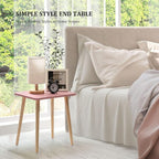 FORAOFUR Side Table Set of 2, Modern Side Table Accent Tables - Image 8