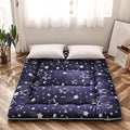 MAXYOYO Navy Star Futon Mattress Japanese Floor Mattress Tatami Floor Mat by MAXYOYO