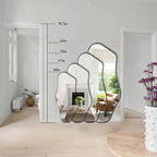 Large Irregular Mirror, Modern Organic Shaped Mirrors - Image 9