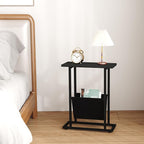 Yusong Narrow Side Table for Small Spaces, Small End Table Set of 2 - Image 7