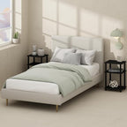Furinno Just 3-Tier Turn-N-Tube Open Storage Nightstand, Plastic Poles - Image 3