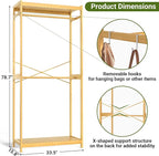 Homykic Bamboo Clothes Rack - Image 5