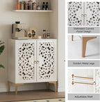 JOINICE Accent Cabinet with Doors, Sideboard Buffet Cabinet with Storage - Image 3