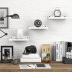 RYOFOBETTO Small Floating Shelf, 6 X 9 Inches Farmhouse Wall Shelves - Image 4