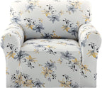 H.VERSAILTEX Floral Pattern Chair Slip Covers Printed Couch Cover Super Soft by HVERSAILTEX