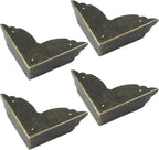 Bivethoi 8 Packs Bronze Box Corner Protectors, Edge Cover Safety Guard by Bivethoi