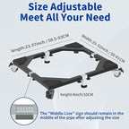 Heavy Duty All Steel Fridge Stand Mobile Base - Image 2