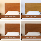 Merax Queen Size Bamboo Platform Bed, Mid-Century Modern Bed Frame - Image 7