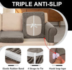 UNBBRRL Stretch Couch Backrest Cushion Cover - Image 3