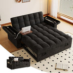 3 in 1 Convertible Sleeper Sofa, 65in Sleeper Couch by LITVZ