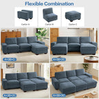 TEKAMON 100" Modular Sectional Sofa - Image 5