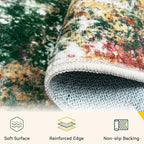 RELEANY Washable Area Rugs 8ft Non-Slip Modern Abstract Soft - Image 3