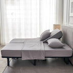 Kingnex Split Queen Sheets for Adjustable Bed Soft 1800 Microfiber 5 Pieces - Image 2