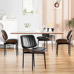 YaFiti Dining Chairs Set of 4, Dining Room and Kitchen Chairs, Mid Century by YaFiti