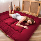 MAXYOYO Japanese Floor Mattress Futon Mattress, Thicken Sleeping Pad Foldable - Image 7