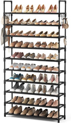 VTRIN 10 Tier Shoe Rack Tall Large Capacity Wide Shoe Organizer by VTRIN